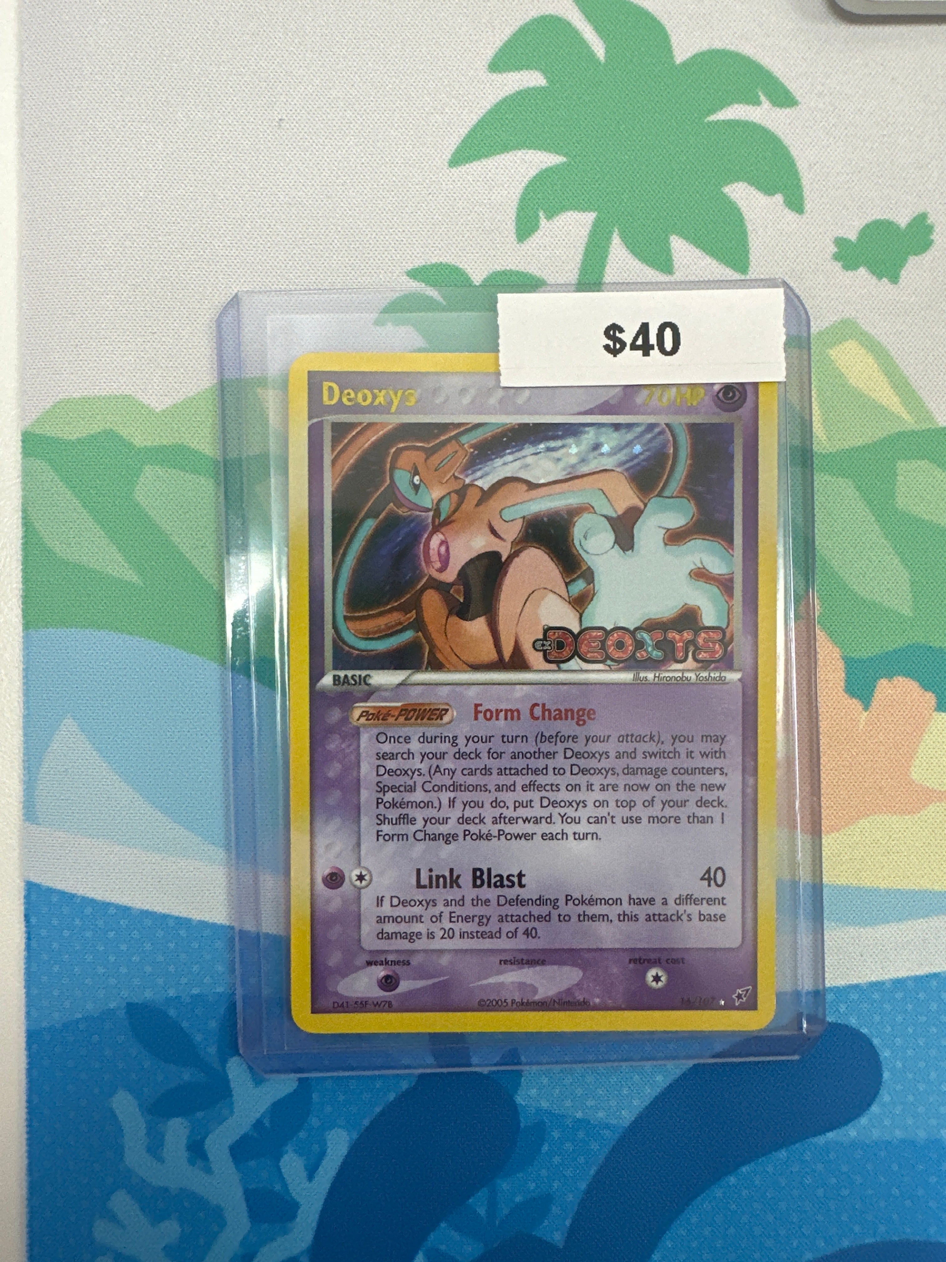 Pokemon ex-Deoxys Deoxys Reverse Stamp 16/107 Grail Collectibles AZ Pokemon ex-Deoxys Deoxys Reverse Stamp 16/107 Grail Collectibles AZ