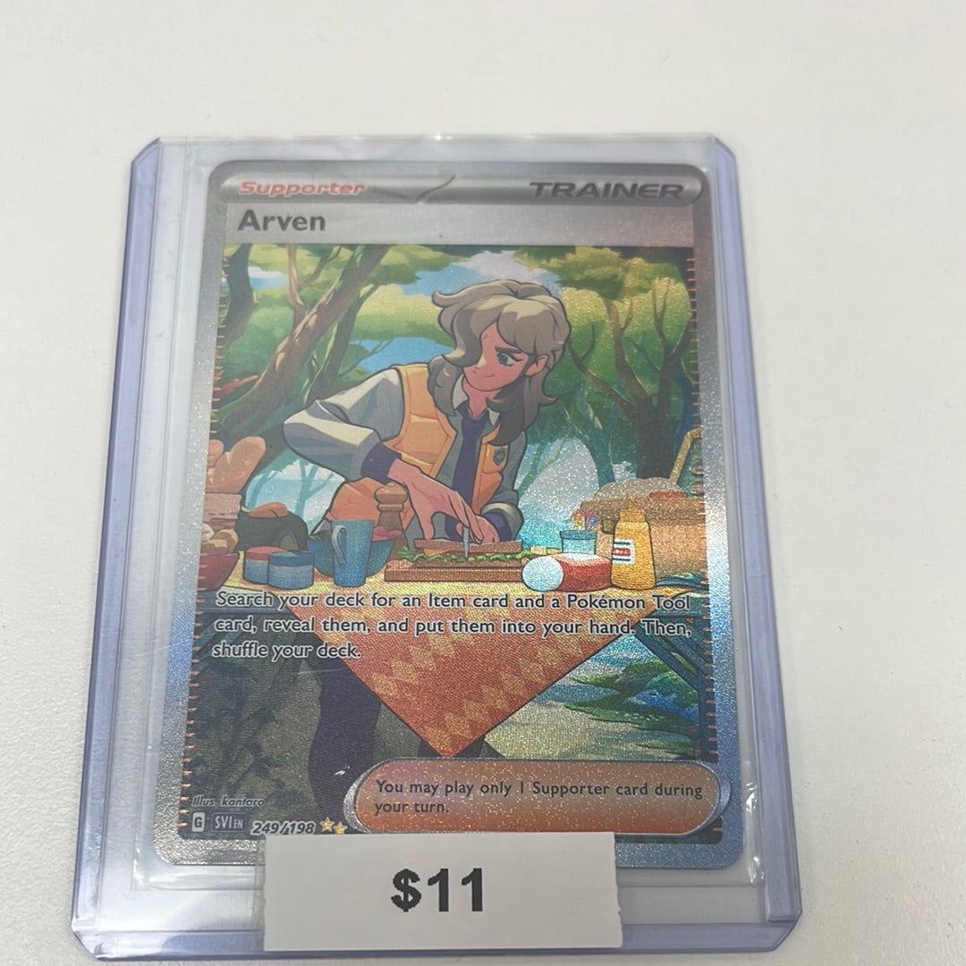 Pokmon Arven Scarlet Violet Alt Art 249/198 Grail Collectibles AZ Pokmon Arven Scarlet Violet Alt Art 249/198 Grail Collectibles AZ