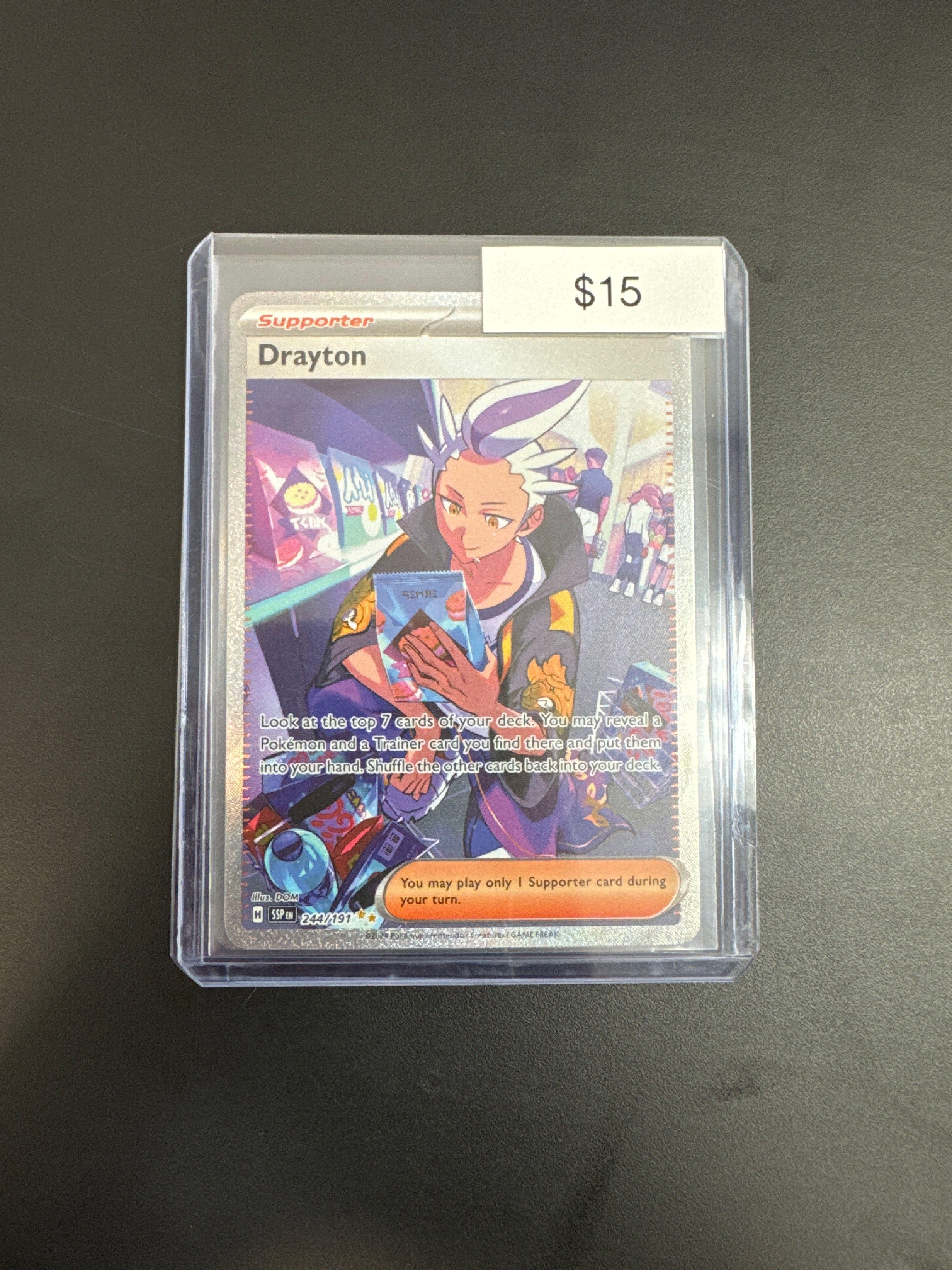 drayton pokemon card Pokémon Drayton Surging Sparks 244/191 – Grail Collectibles AZ