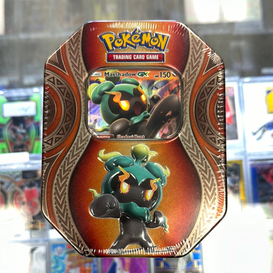 Pokmon MARSHADOW GX Tin Burning Shadows Grail Collectibles AZ Pokmon MARSHADOW GX Tin Burning Shadows Grail Collectibles AZ