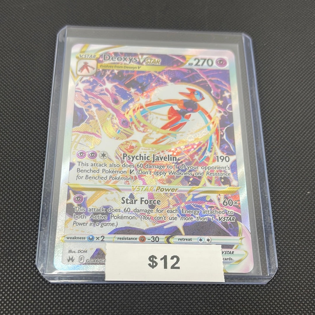 Pokmon Deoxys VSTAR Crown Zenith GG46/GG70 Grail Collectibles AZ Pokmon Deoxys VSTAR Crown Zenith GG46/GG70 Grail Collectibles AZ