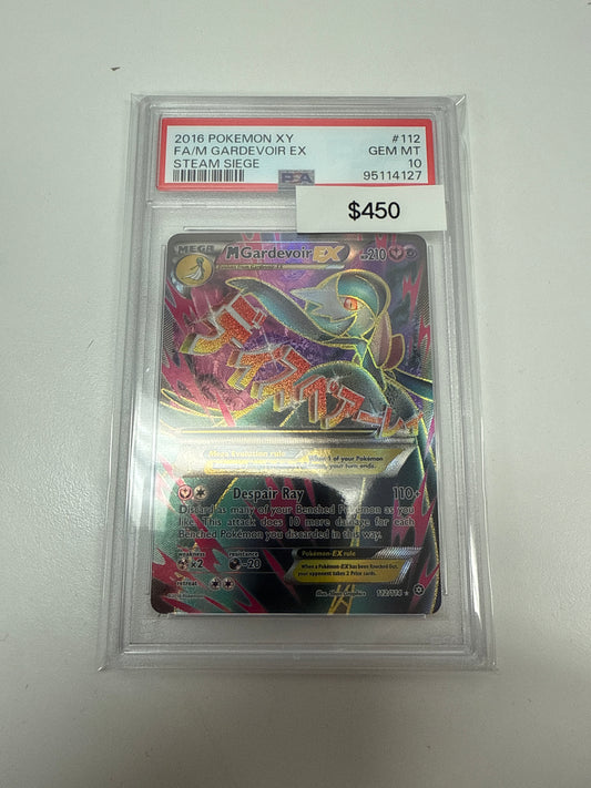 Steam Siege M Gardevoir Ex #112/114 PSA 10