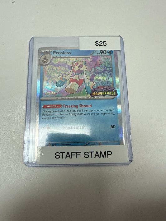 Twilight Masquerade Froslass Staff Stamp #117