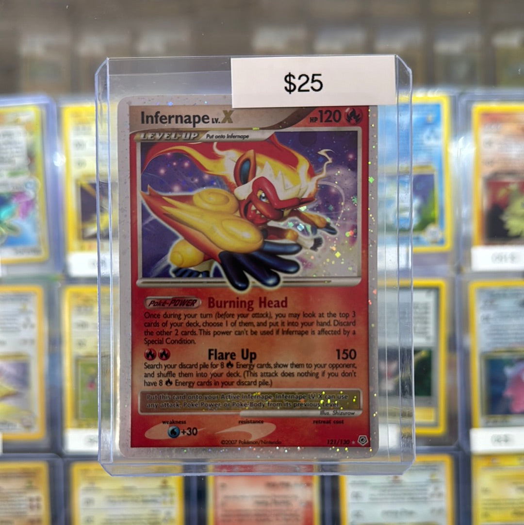 Pokmon Infernape Lv X 121/130 Grail Collectibles AZ Pokmon Infernape Lv X 121/130 Grail Collectibles AZ