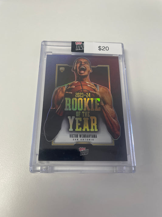 Topps Now Victor Wembanyama roy #vw-6