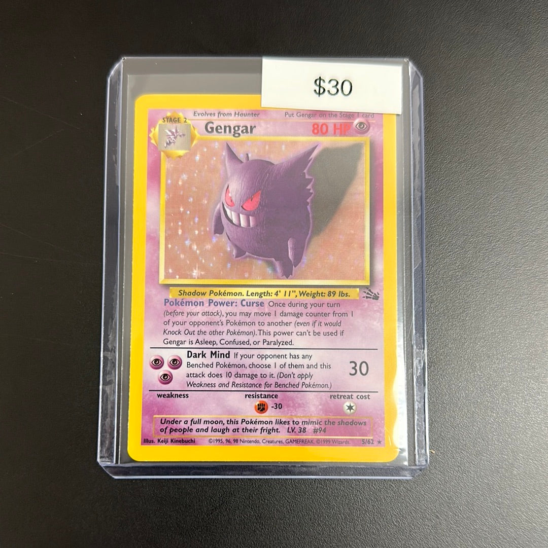 pikachu promo pokemon card value Gengar (5) main image 0