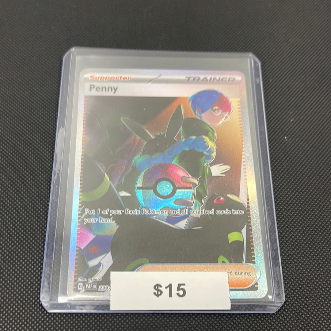 Pokmon Penny Paldean Fates Alt Art 239/091 Grail Collectibles AZ Pokmon Penny Paldean Fates Alt Art 239/091 Grail Collectibles AZ