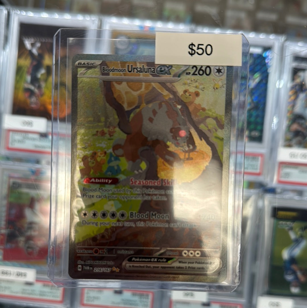 Pokmon Ursaluna EX 216/167 Grail Collectibles AZ Pokmon Ursaluna EX 216/167 Grail Collectibles AZ