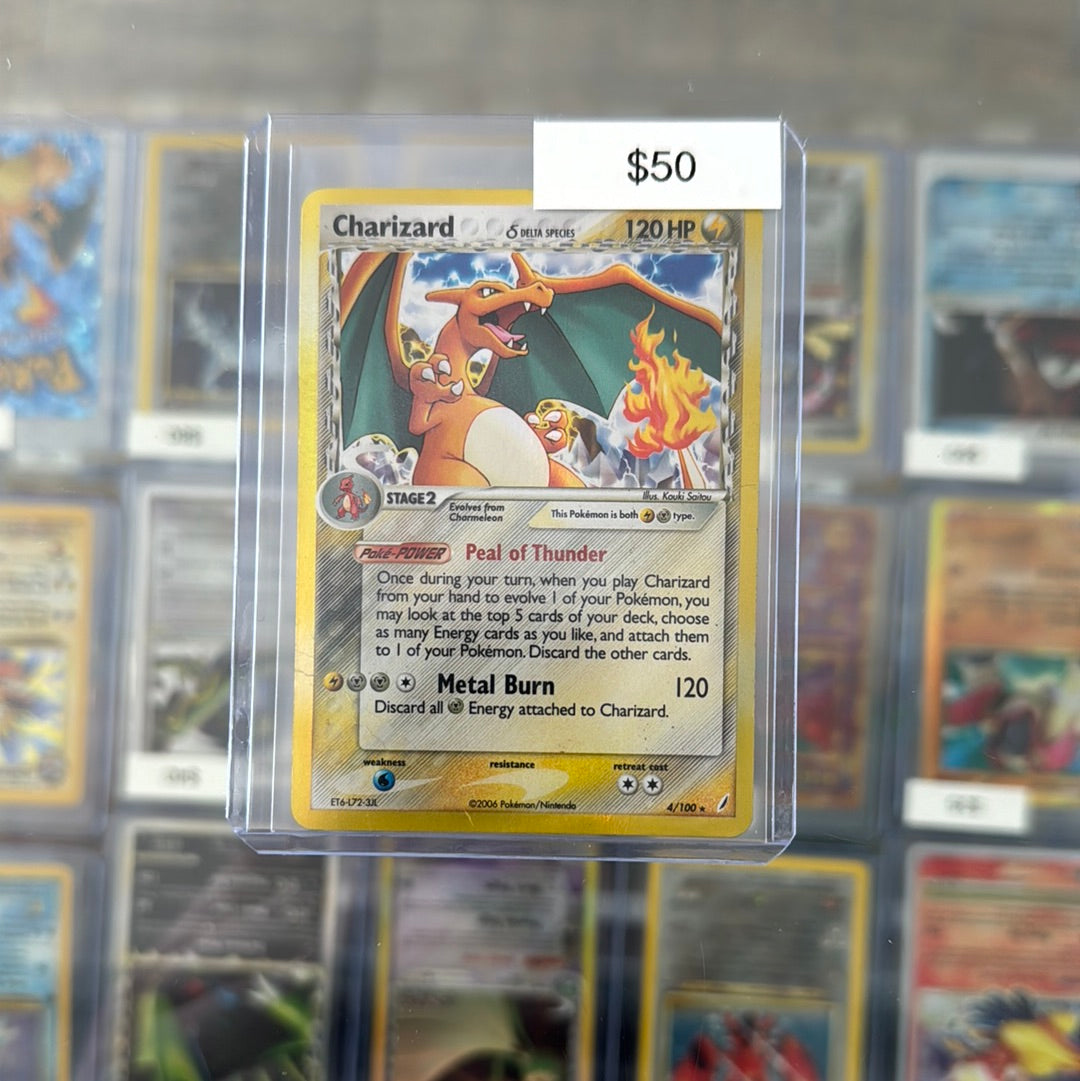 Pokémon Delta Species Charizard Rev. holo 4/100 – Grail Collectibles AZ