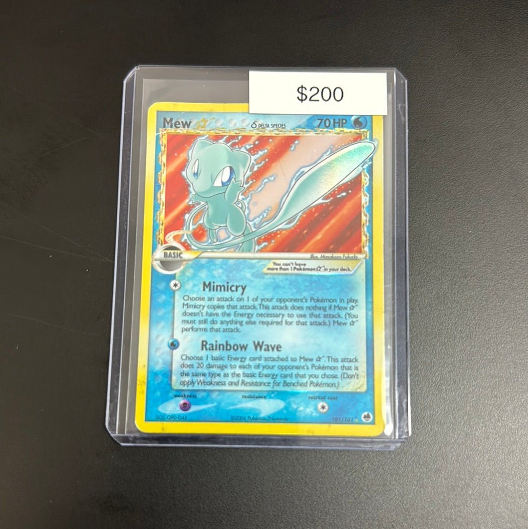 Pokémon Mew Gold Star 101/101 – Grail Collectibles AZ