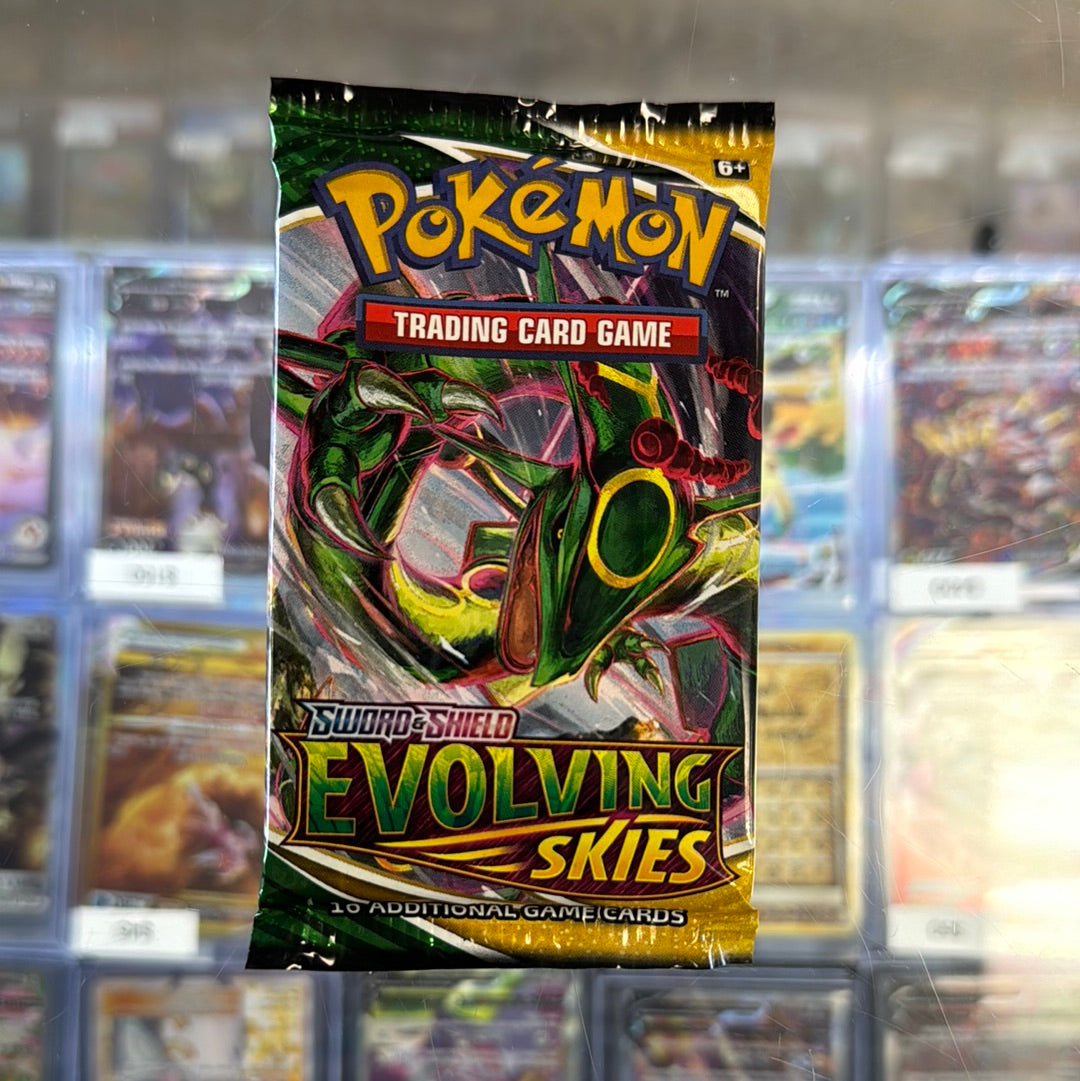 Pokmon Evolving Skies Booster Pack Grail Collectibles AZ Pokmon Evolving Skies Booster Pack Grail Collectibles AZ