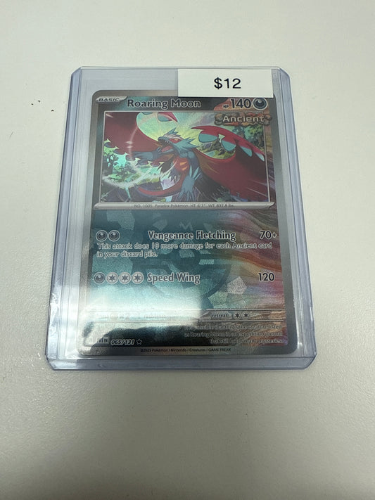 Prismatic Evolutions Roaring Moon Master Ball #065/131