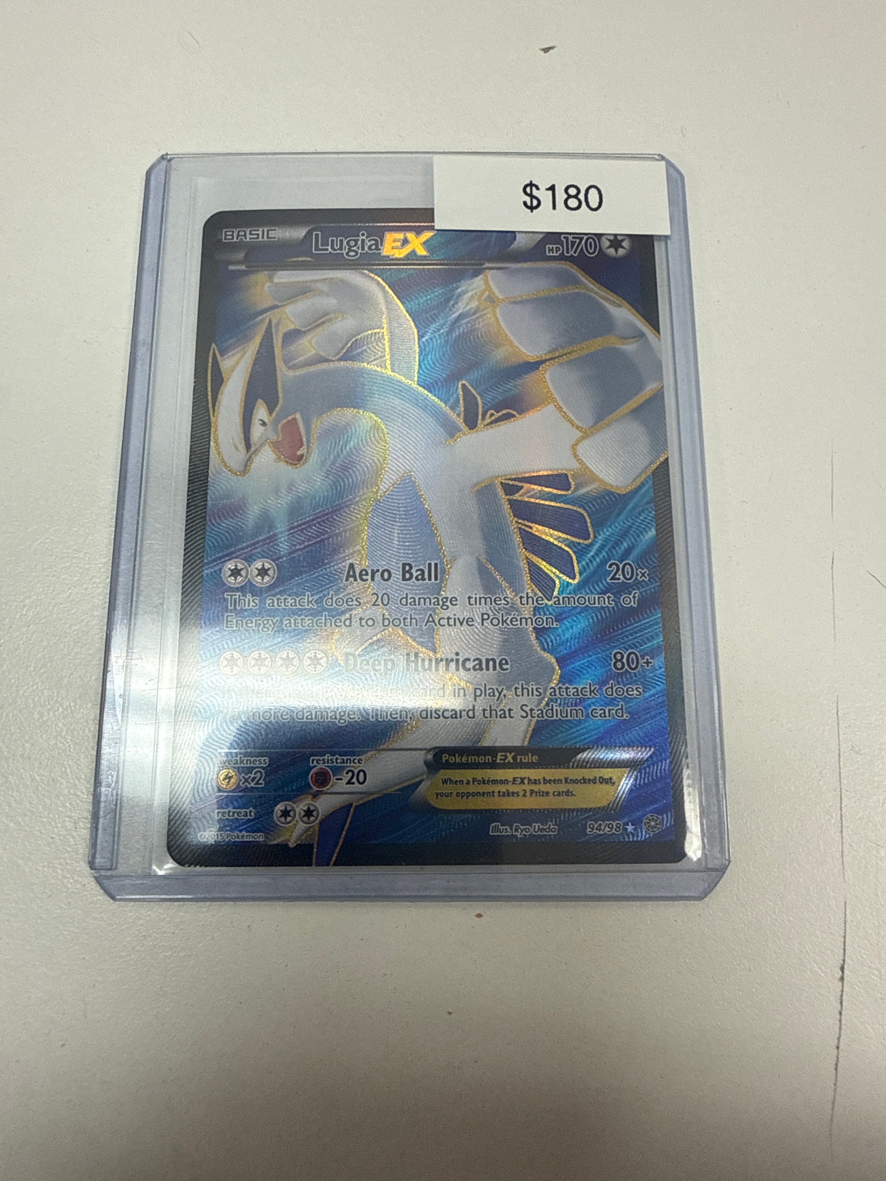 Pokemon Ancient Origins Lugia EX Full Art 94/98 Pokemon Ancient Origins Lugia EX Full Art 94/98