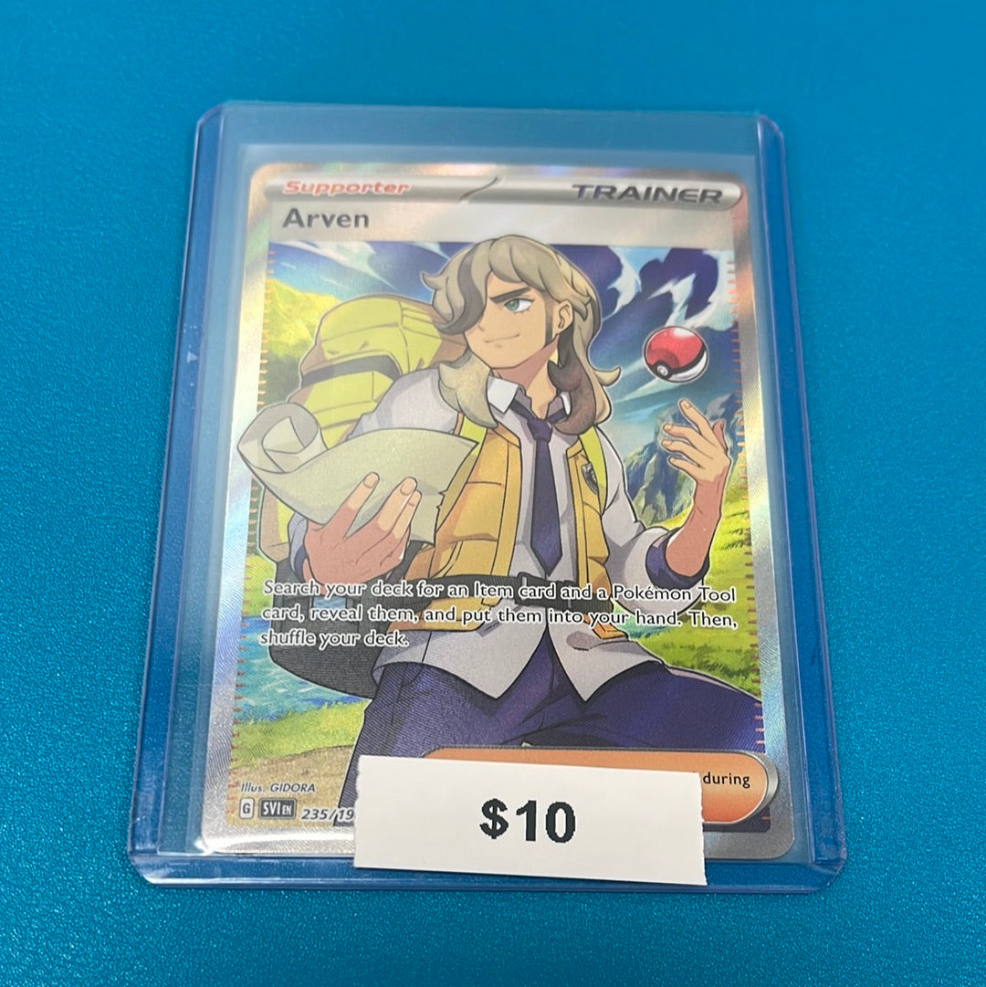 Pokmon Arven Scarlet Violet Full Art 235/198 Grail Collectibles AZ Pokmon Arven Scarlet Violet Full Art 235/198 Grail Collectibles AZ