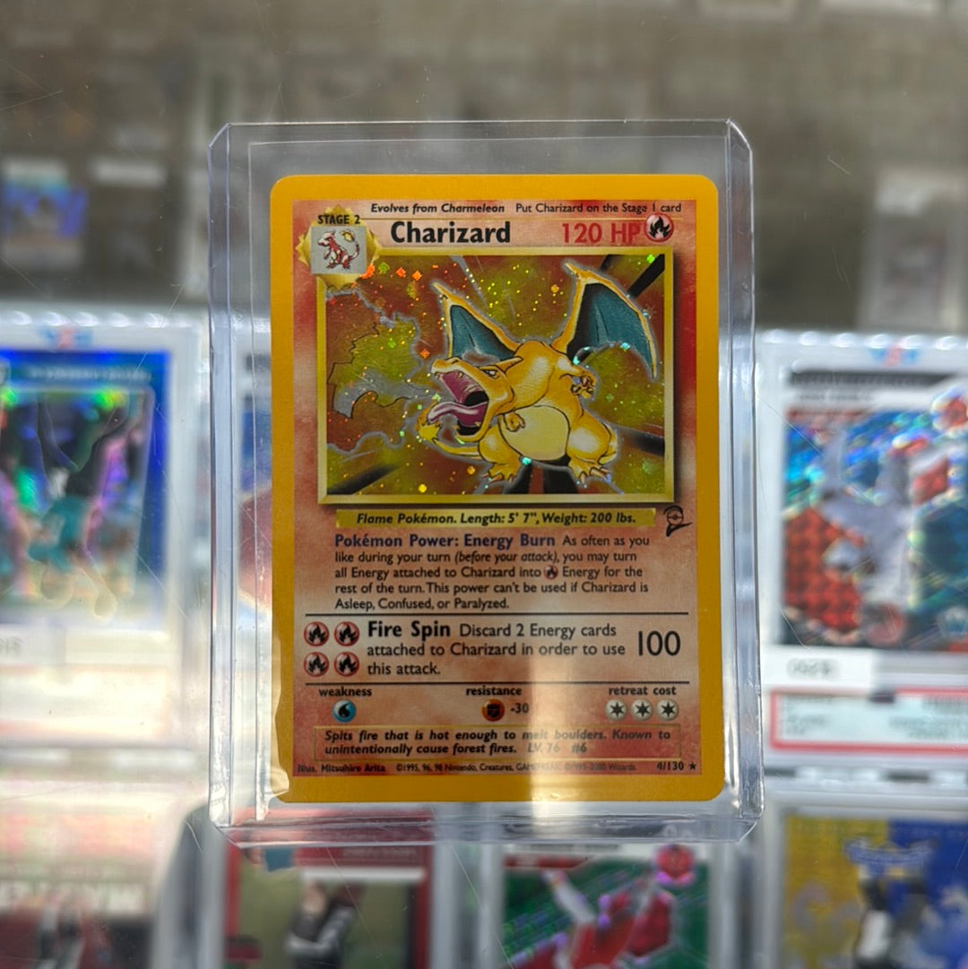 Pokmon Charizard Holo Base Set 2 4/130 Grail Collectibles AZ Pokmon Charizard Holo Base Set 2 4/130 Grail Collectibles AZ