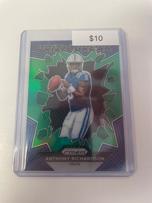 Prizm Anthony Richardson Green Prizm Break #PB-4