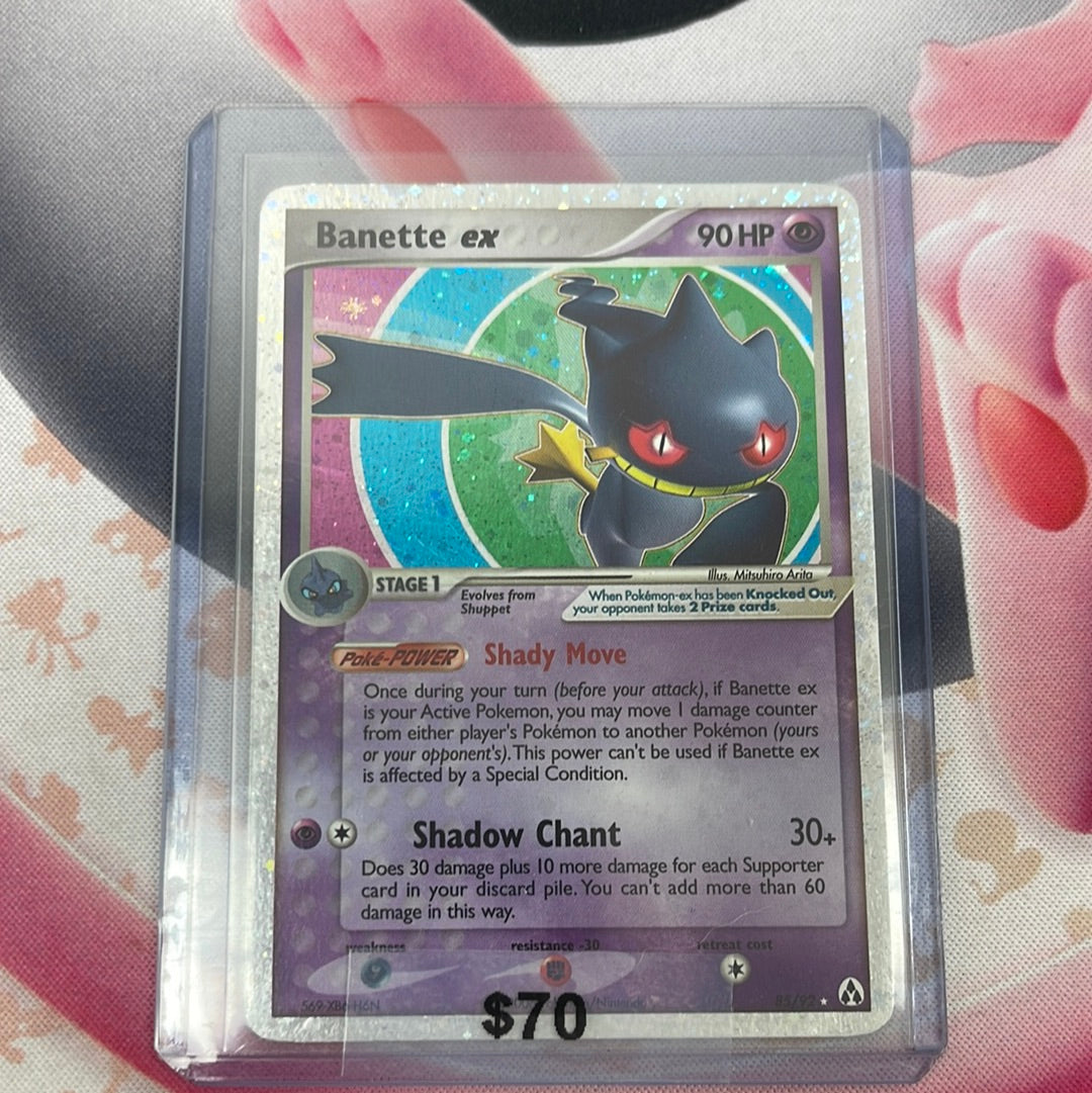 Pokmon Banette ex Legend Maker Holo 85/92 Grail Collectibles AZ Pokmon Banette ex Legend Maker Holo 85/92 Grail Collectibles AZ