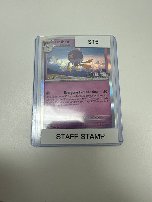 Stellar Crown Drifblim Staff Stamp #135