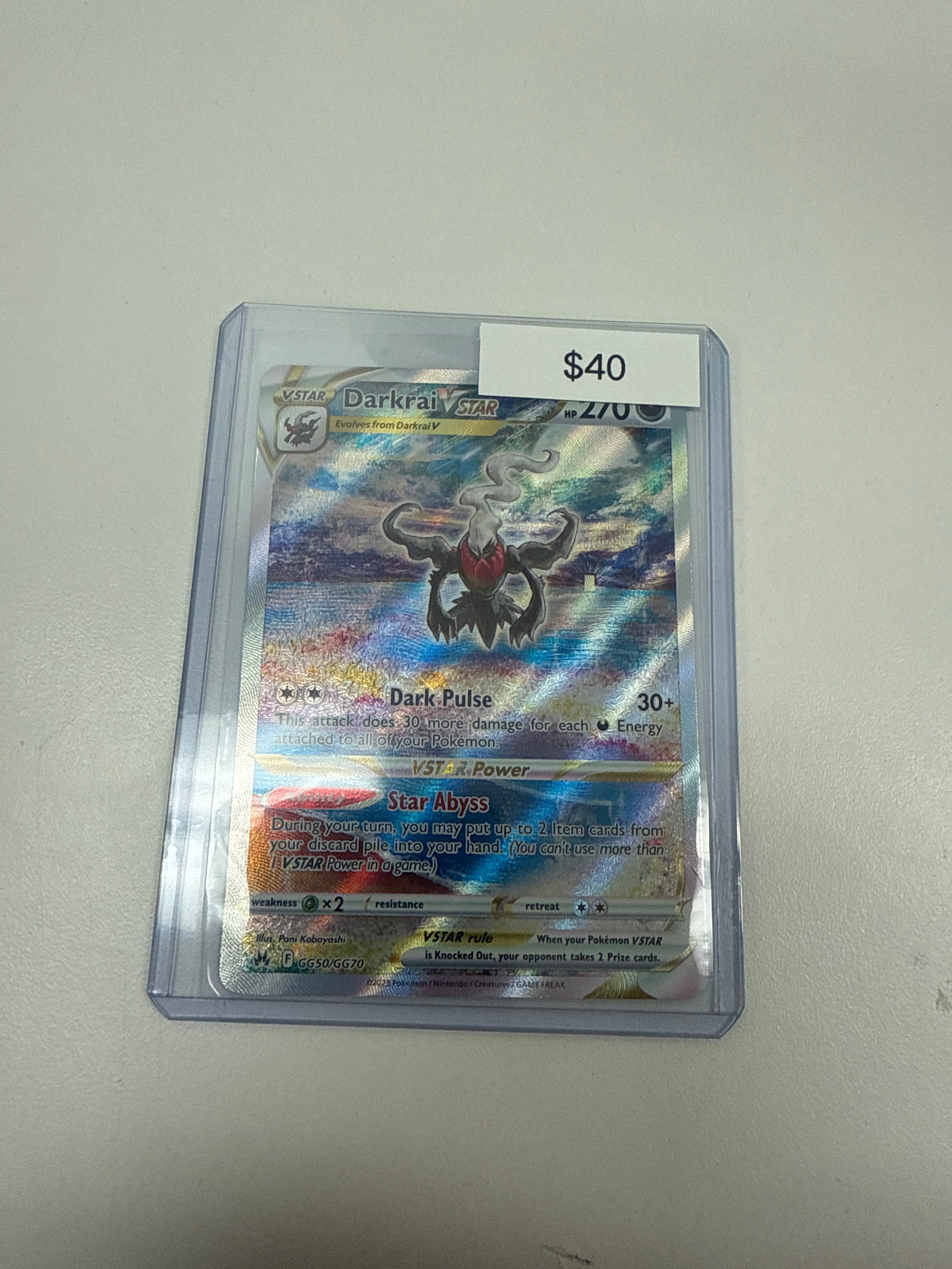 Pokémon Darkrai VSTAR Crown Zenith GG50/GG70 – Grail Collectibles AZ