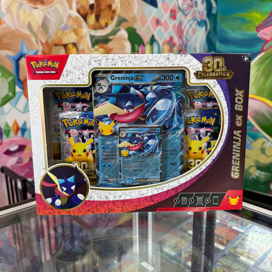 Pokemon 30th Celebrations Greninja/Sylveon EX Box