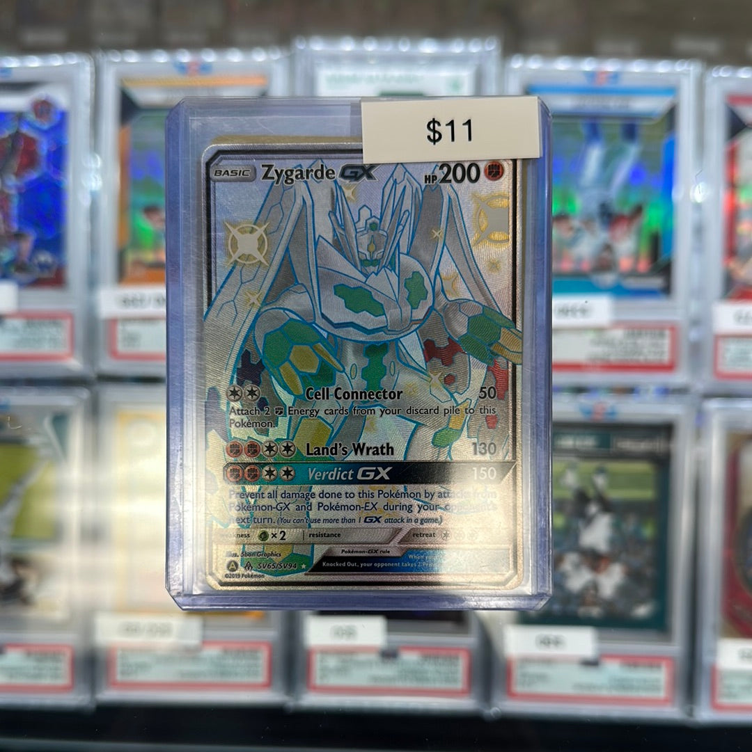 Pokémon Hidden Fates Zygarde GX SV65/SV94 – Grail Collectibles AZ