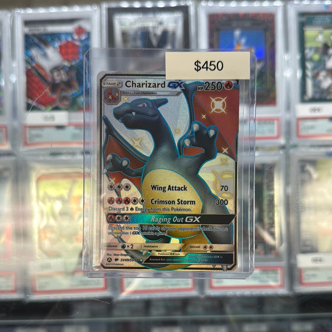 Pokmon Hidden Fates Charizard SV49/SV94 Grail Collectibles AZ Pokmon Hidden Fates Charizard SV49/SV94 Grail Collectibles AZ
