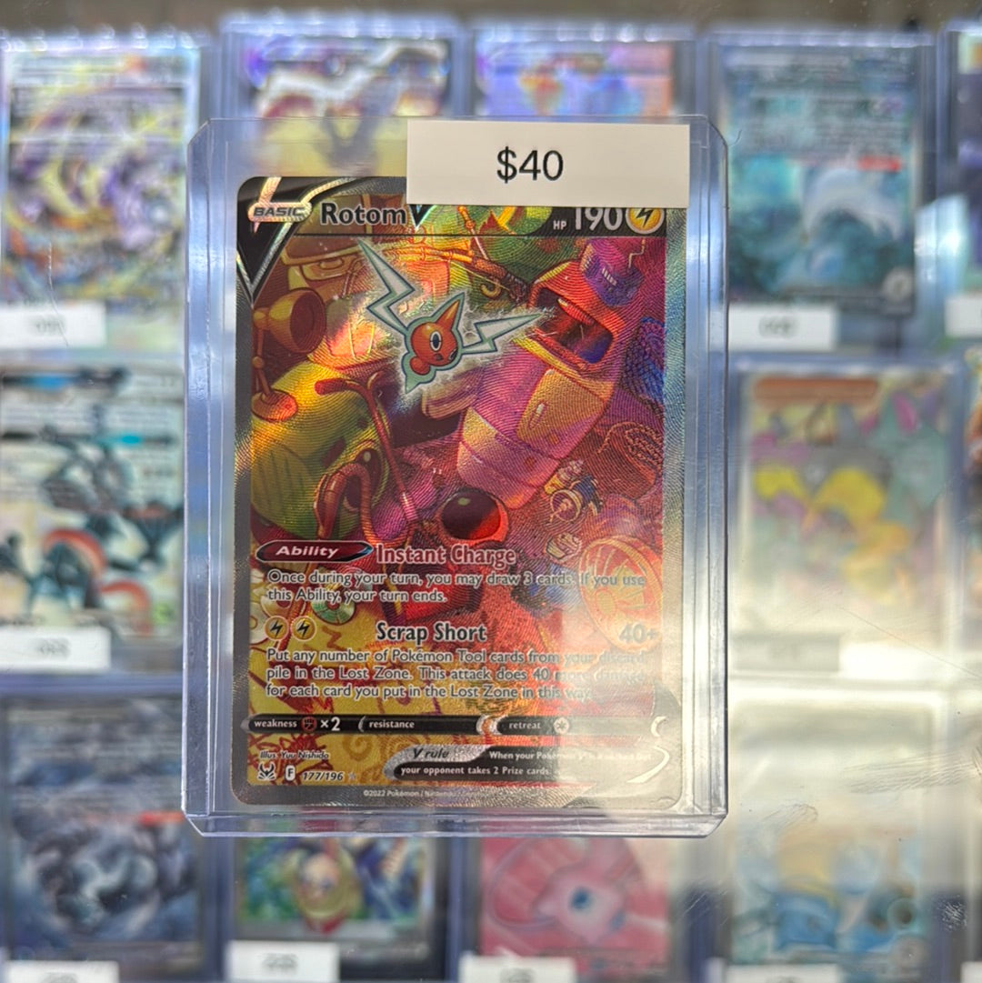 Pokemon Rotom V Lost Origin Full Art 177/196  Grail Collectibles AZ