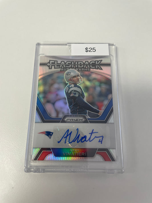 Prizm Adam Vinatieri Silver Auto /149 #FA-AV