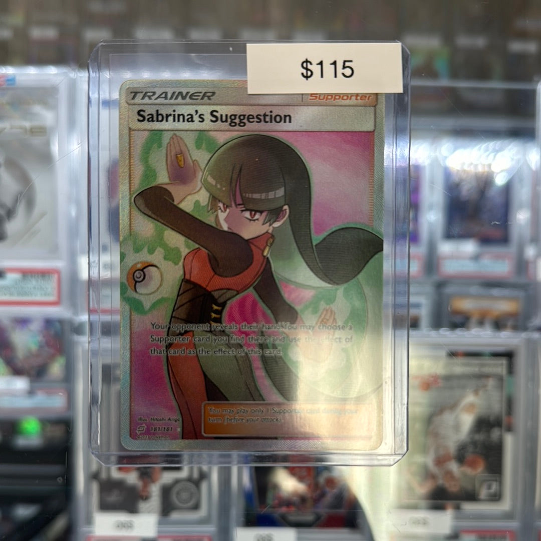Pokmon Sabrina Suggestion Trainer 181/181 Grail Collectibles AZ Pokmon Sabrina Suggestion Trainer 181/181 Grail Collectibles AZ