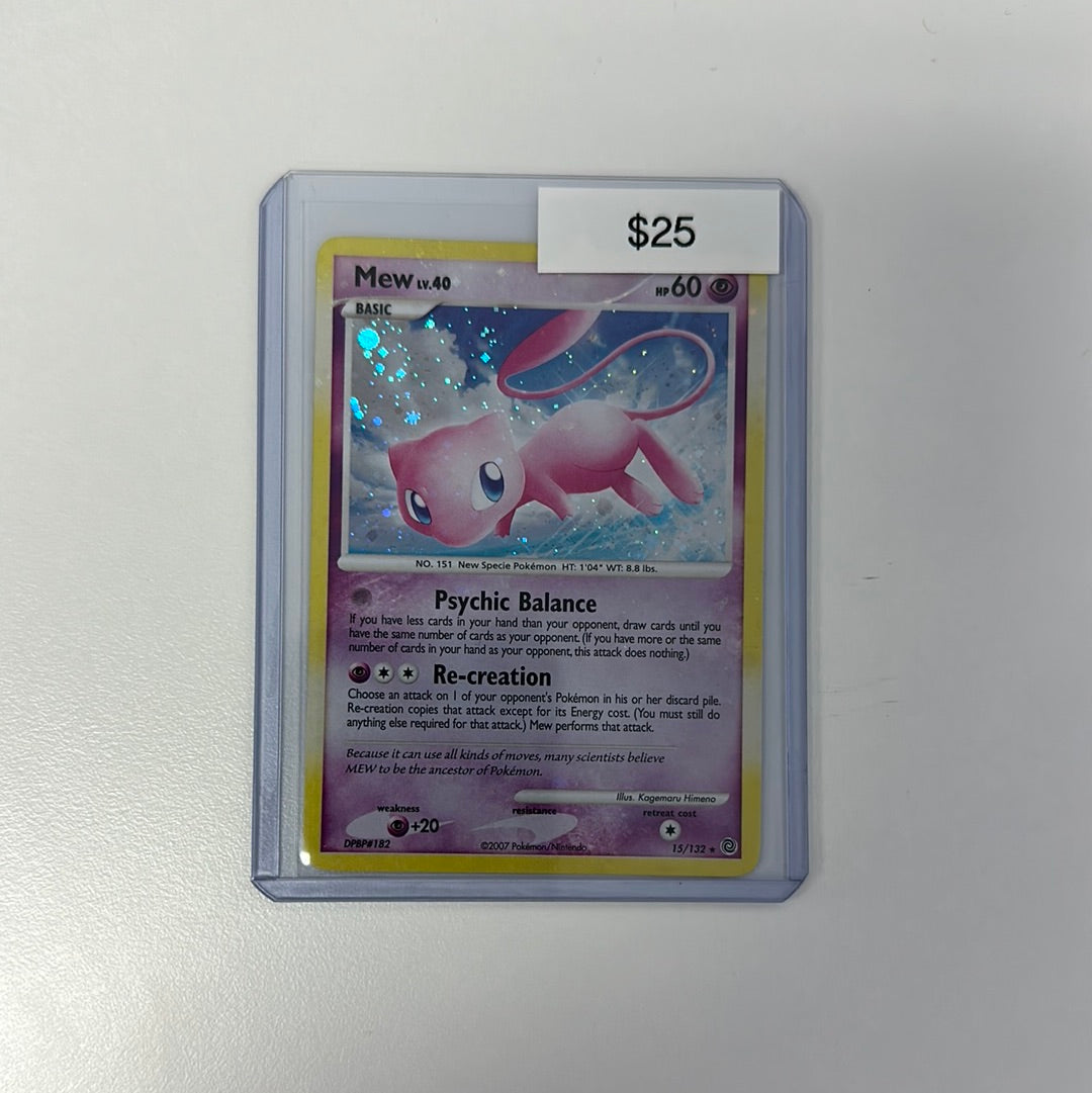 Mew 15/132 - Secret Wonders Holofoil - Moderately Played
