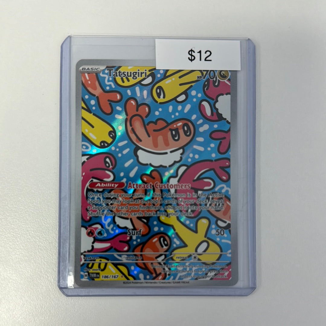 tatsugiri pokemon cards Pokémon Tatsugiri 186/167 – Grail Collectibles AZ
