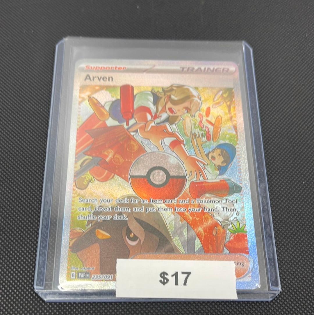 Pokmon Arven Paldean Fates Alt Art 235/091 Grail Collectibles AZ Pokmon Arven Paldean Fates Alt Art 235/091 Grail Collectibles AZ