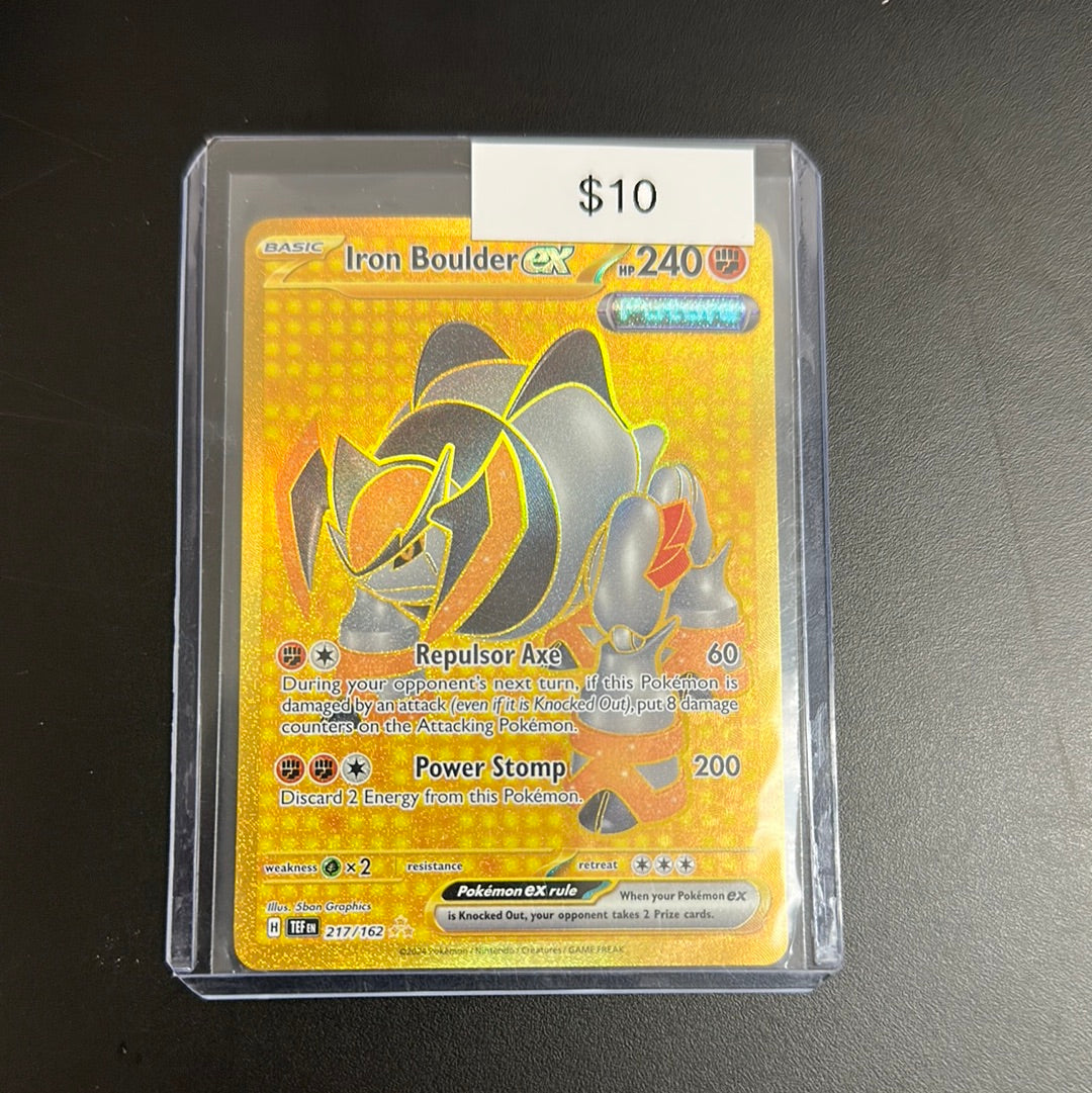 Pokémon Iron Boulder EX 217/162 – Grail Collectibles AZ