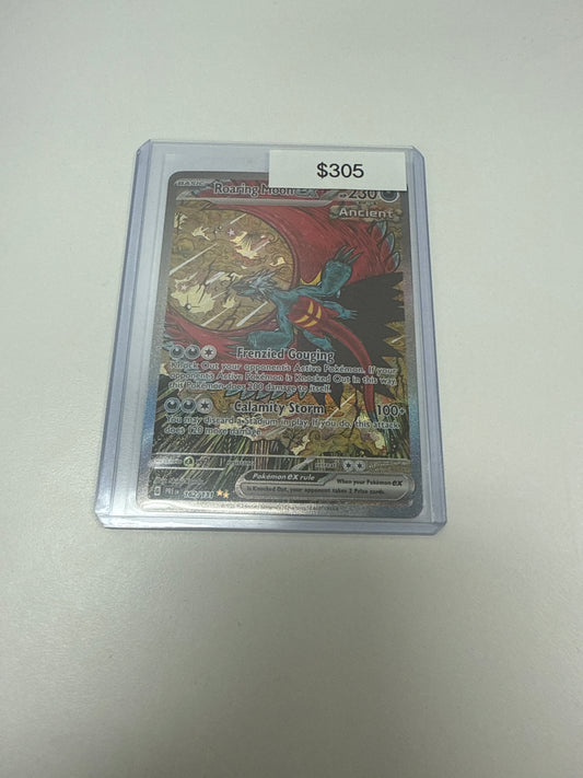 Prismatic Evolutions Roaring Moon Ex SIR #162/131