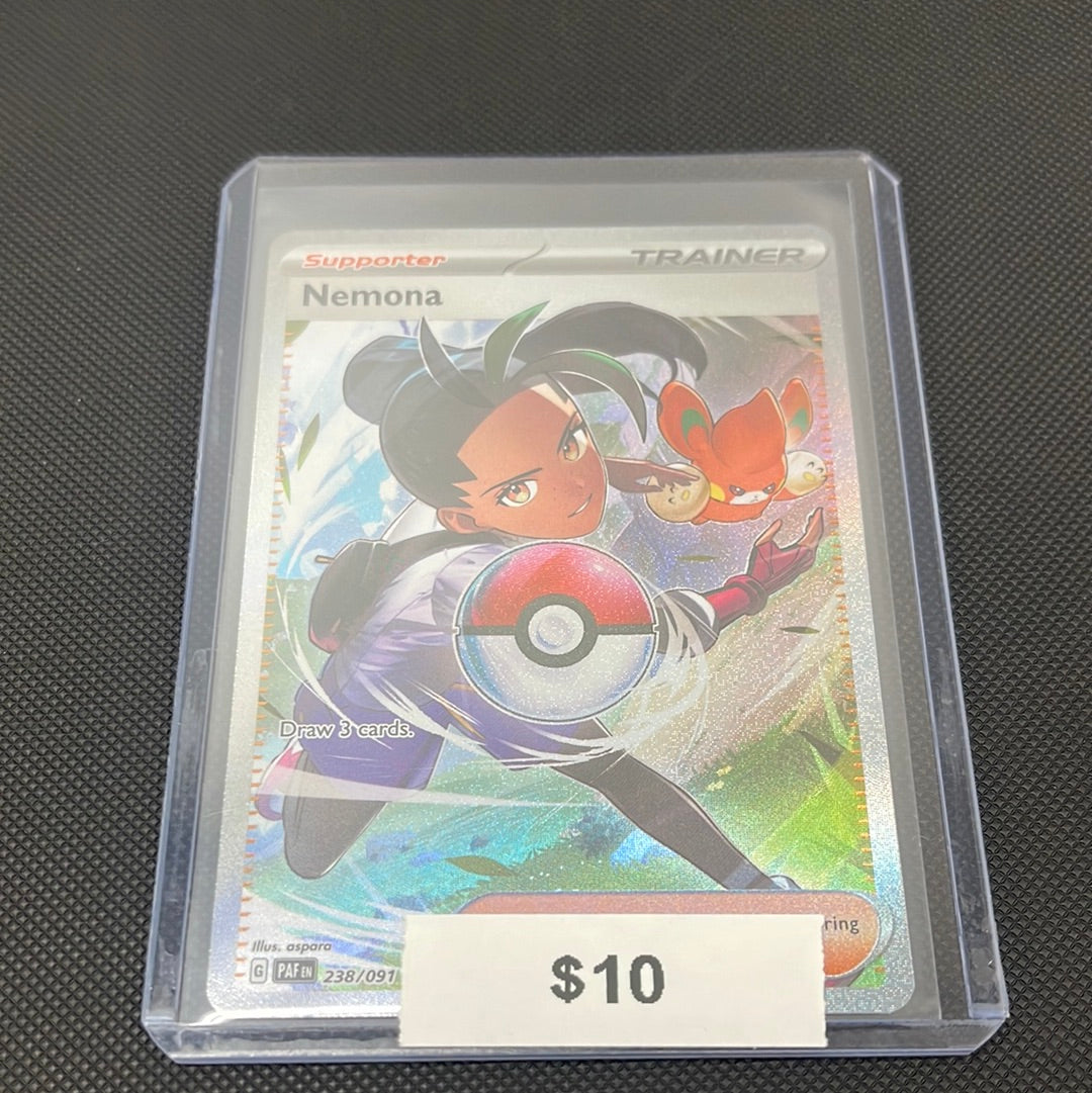 Pokmon Nemona Paldean Fates Special Illustration Rare 238/091  Grail  Collectibles AZ