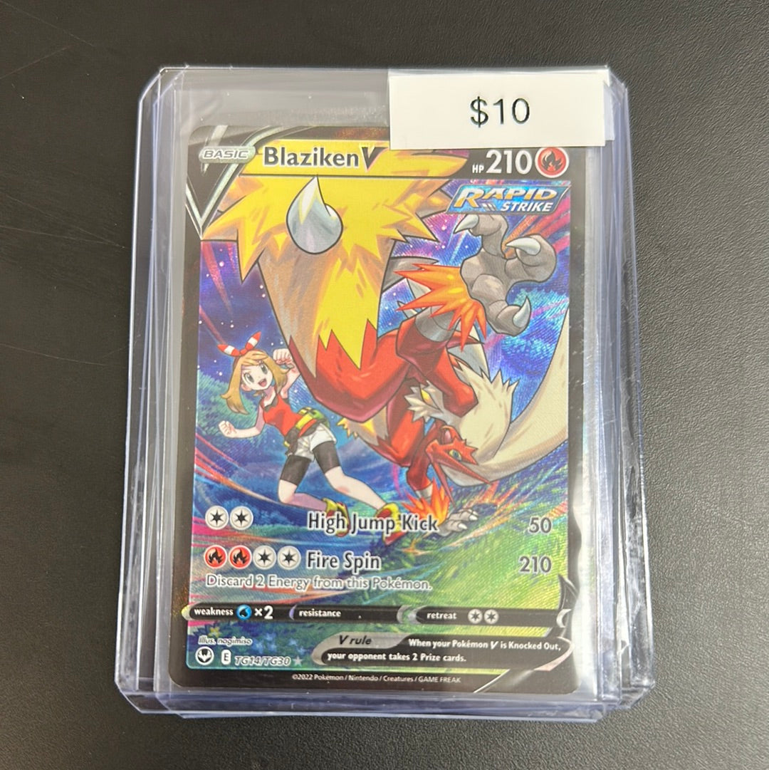 Pokémon BLAZIKEN V TG14/TG30 – Grail Collectibles AZ