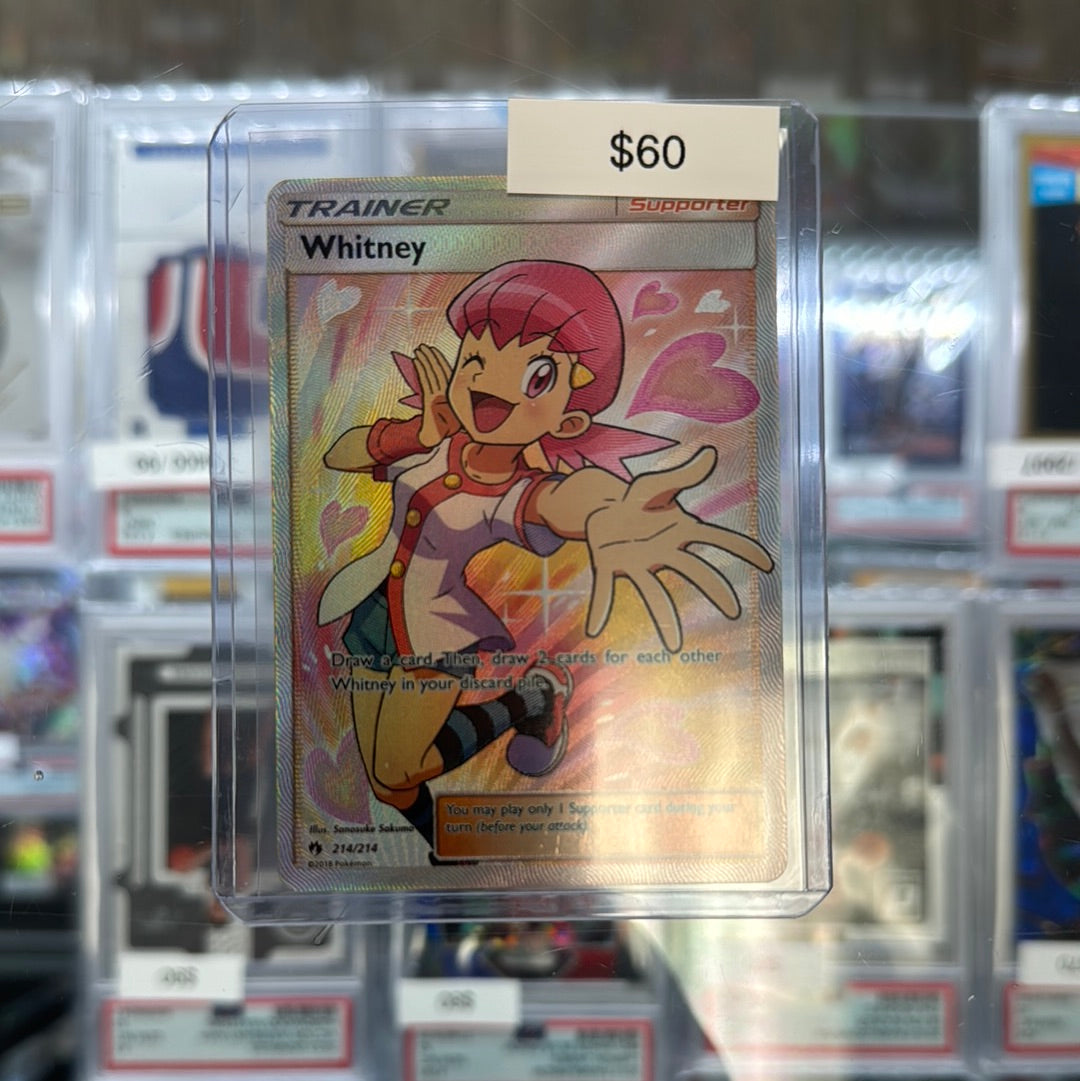 whitney pokemon card Pokémon Whitney Trainer 214/214