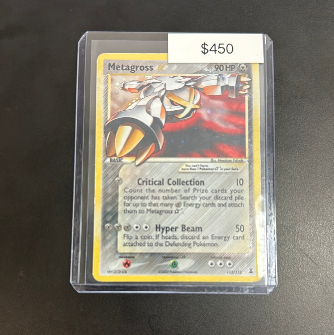Pokémon METAGROSS Gold Star Holo 113/113 – Grail Collectibles AZ