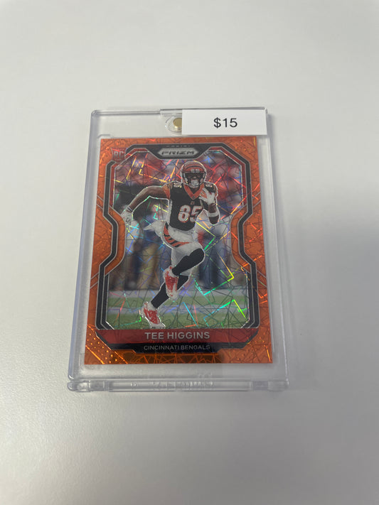 Prizm Tee Higgins Orange Lazer Rookie #308