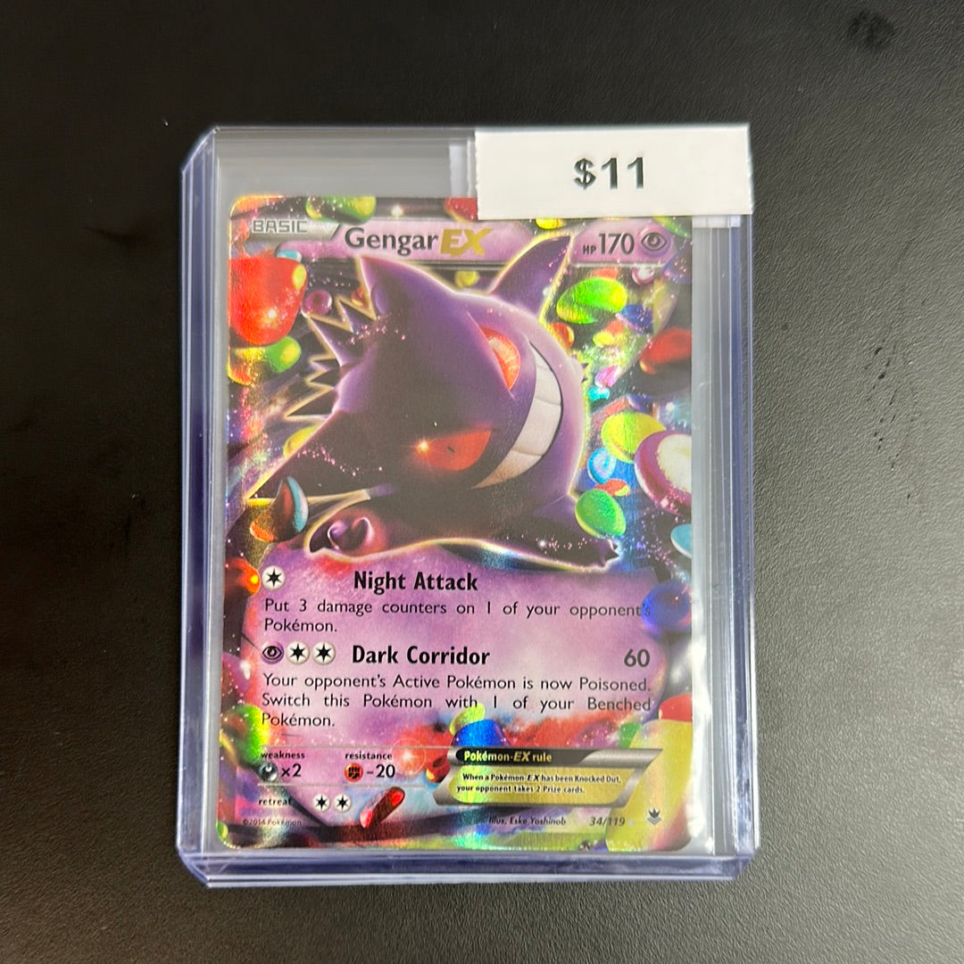 Pokmon Gengar EX 34/119 Grail Collectibles AZ Pokmon Gengar EX 34/119 Grail Collectibles AZ