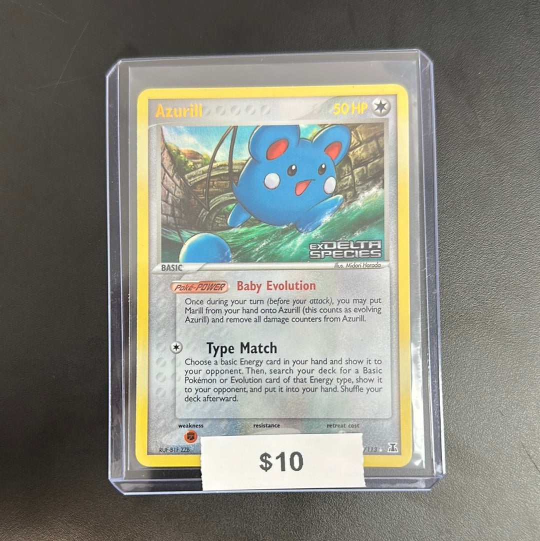 Pokmon Azurill Ex Delta Species 20/113 Grail Collectibles AZ Pokmon Azurill Ex Delta Species 20/113 Grail Collectibles AZ