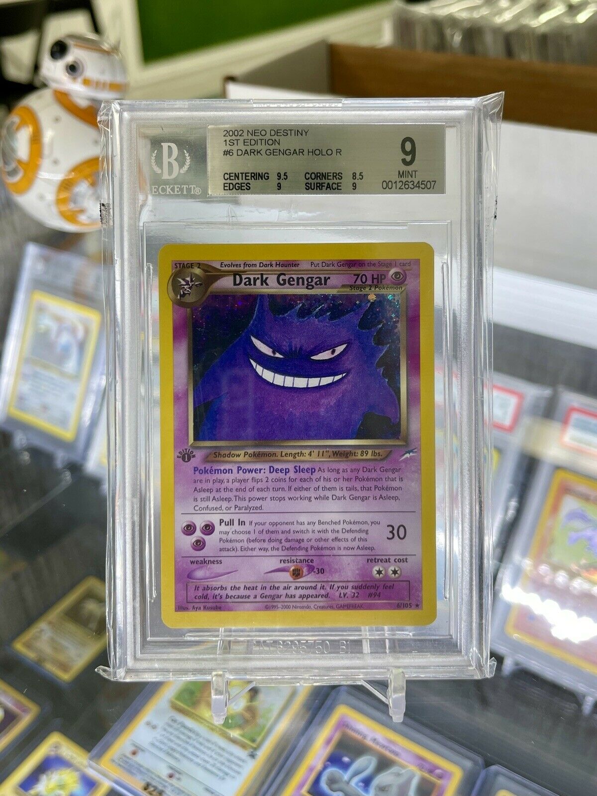 2002 Pokemon Neo Destiny Dark Gengar Holo 1st Edition BGS 9 *FREE NEXT –  Grail Collectibles AZ