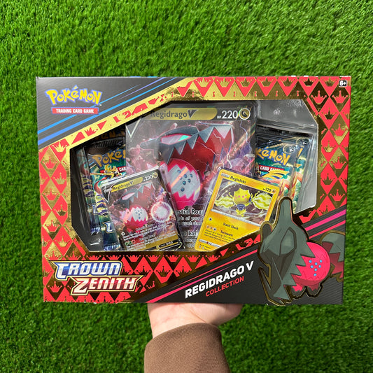 Pokemon Crown Zenith Regidrago/Regieleki V Collection Box