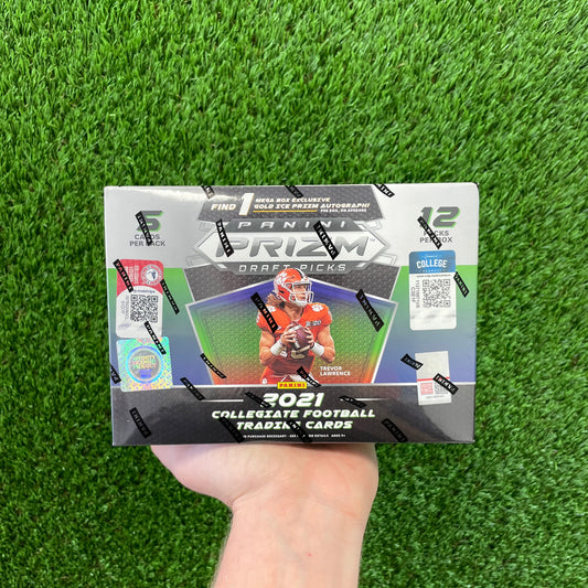 Prizm Football Draft Picks Mega Box (Gold Ice)