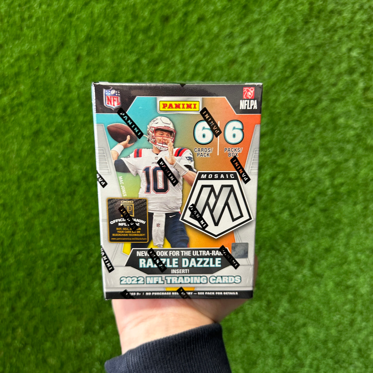 2022 Panini Mosaic Football Blaster Box with (6) Packs