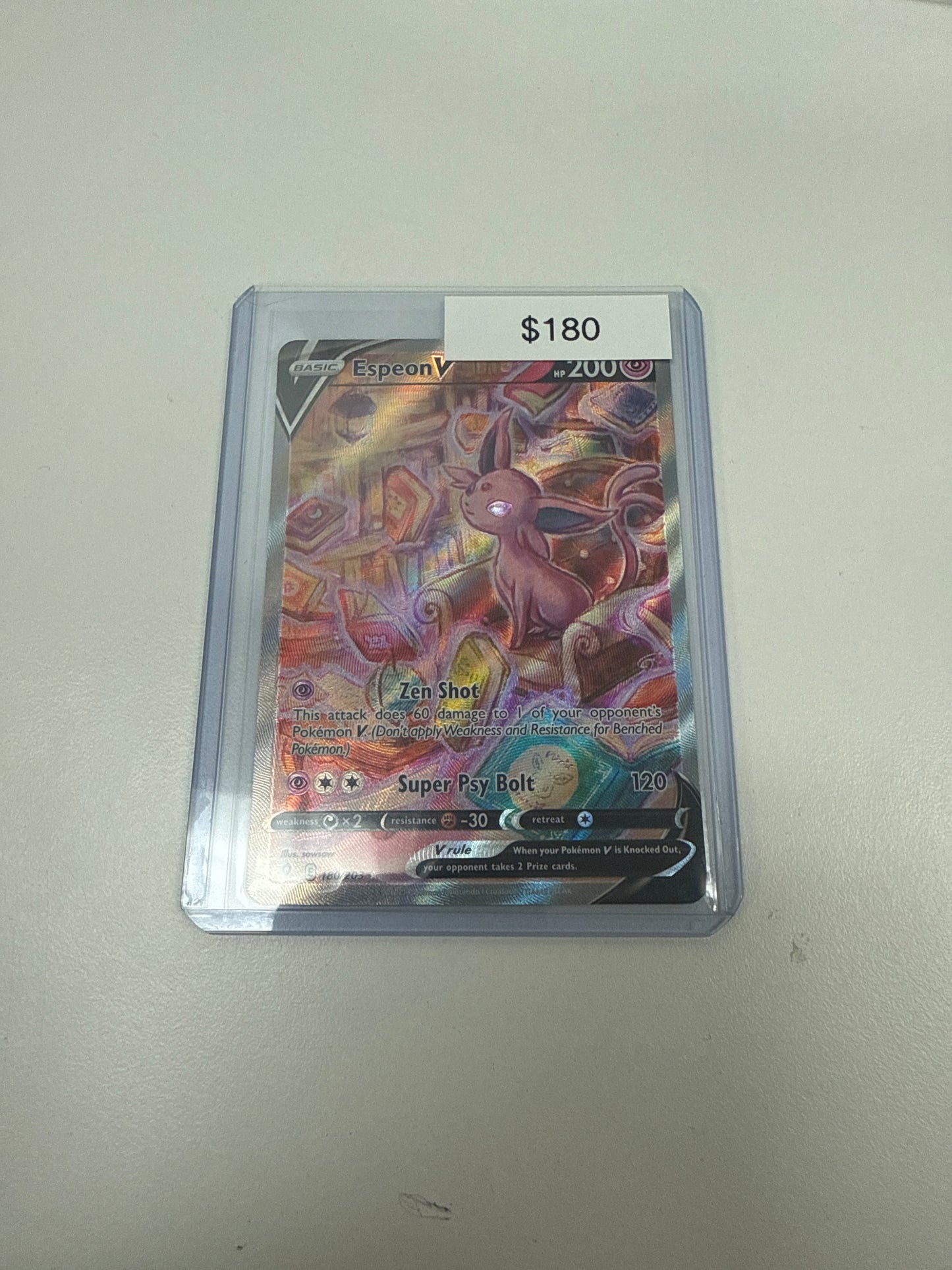 Pokémon Evolving Skies Espeon V 180/203