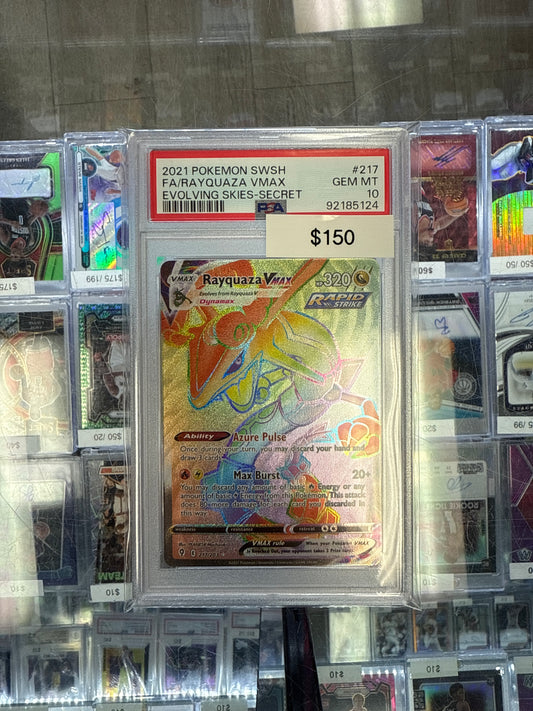 Pokémon Rayquaza VMAX PSA 10