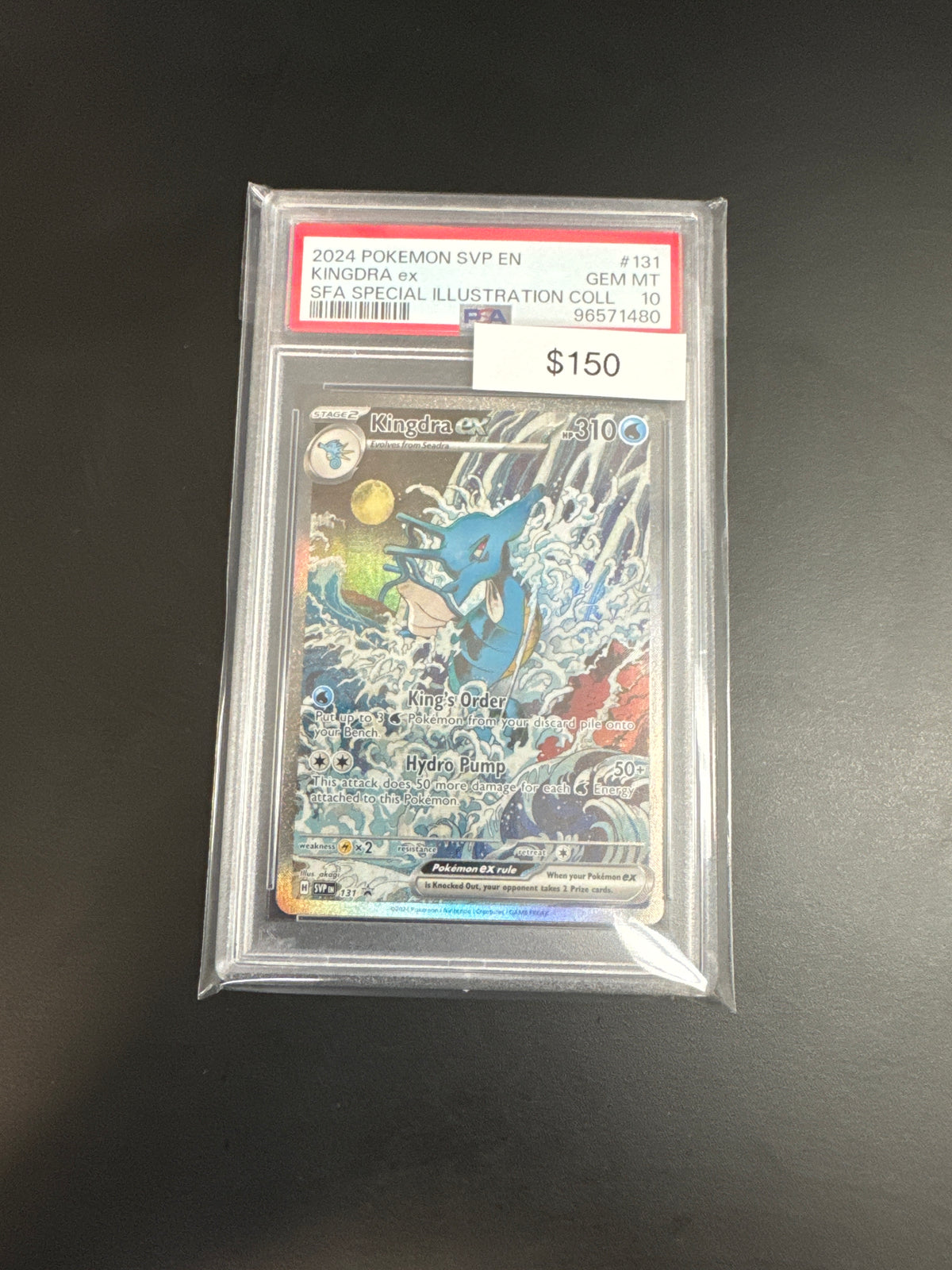 Pokémon Kingdra EX 131 PSA 10