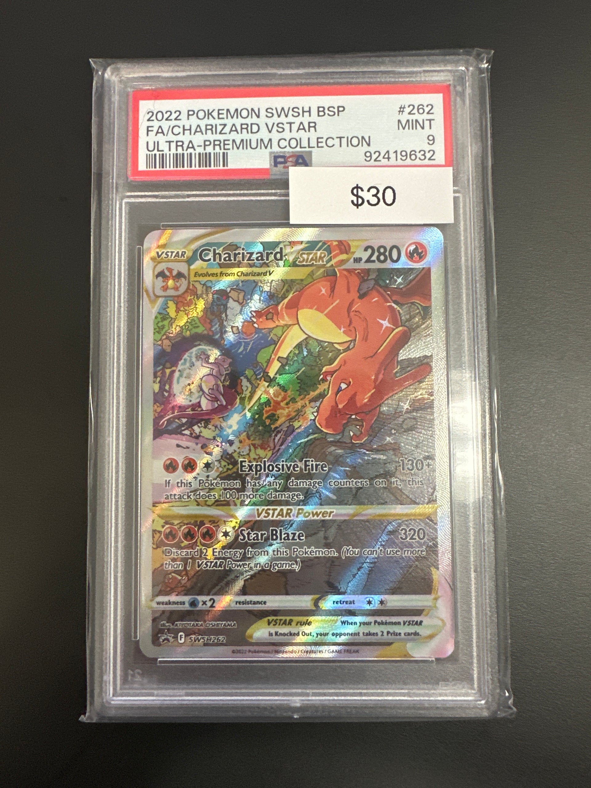 pokemon card charizard vstar Pokémon Charizard VSTAR 262 PSA 9 – Grail Collectibles AZ