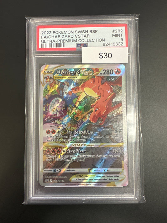 Pokémon Charizard VSTAR 262 PSA 9